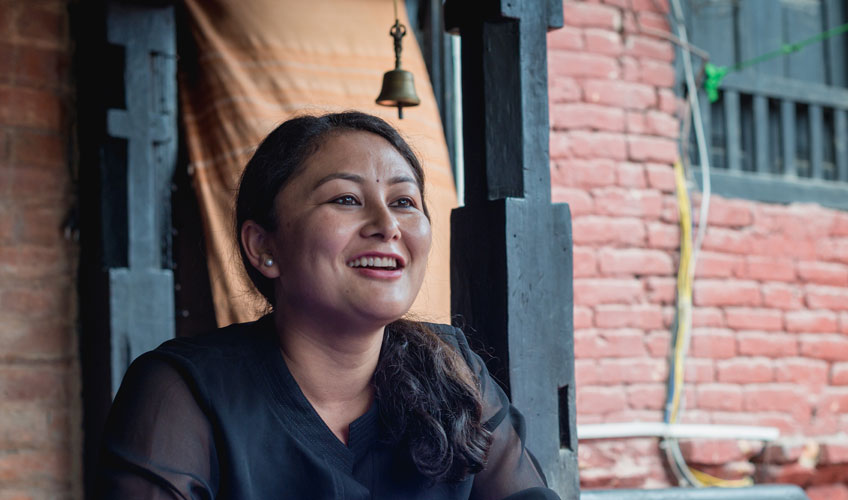 Female photojournalist Shruti Shrestha